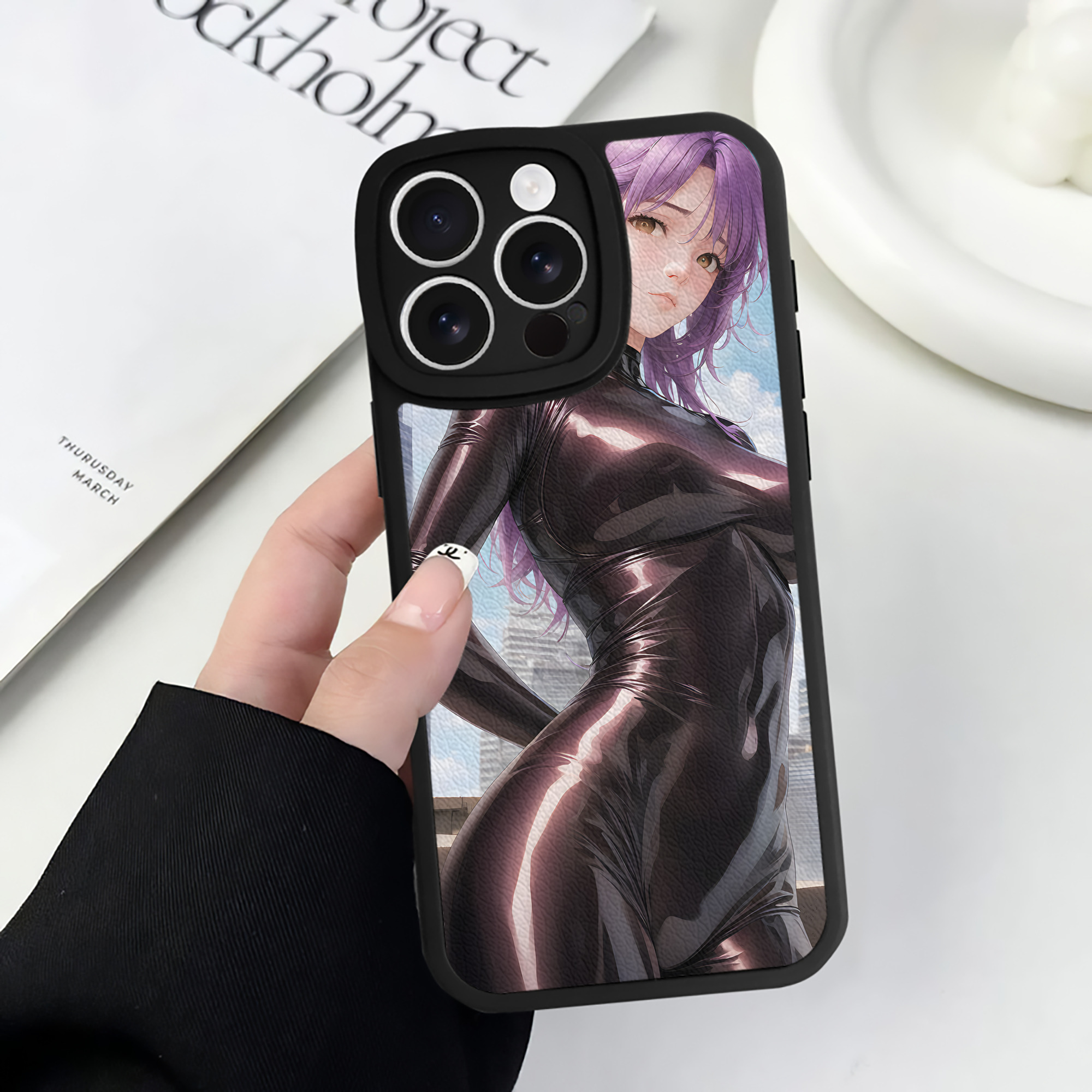（画像用） EVA 新世紀エヴァンゲリオン 【iPhone 16シリーズ対応】シリコンスマホケース（レザー調） 材質：シリコン